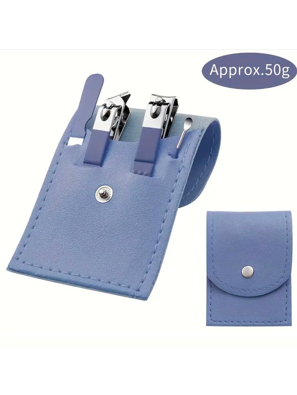 New - 5Pcs Stainless Steel Classic Style Portable
Nail Clipper Nail Kit - Blue